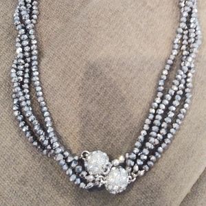 Swarovski multi function bead magnetic necklace